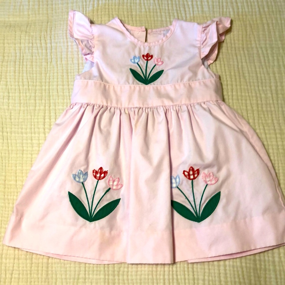 Beaufort Bonnet Spring Appliqué Tulip Dress
